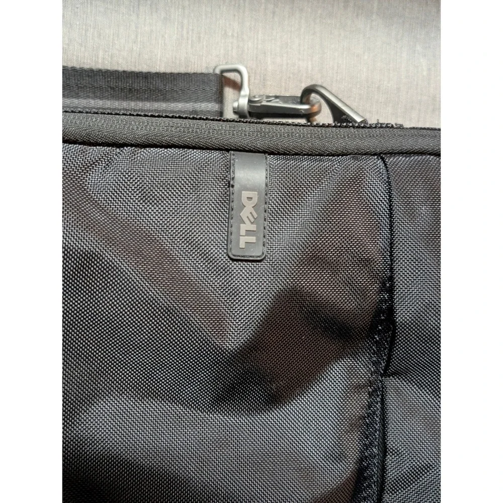 Dell Black Ballistic Nylon Laptop Messenger Bag Briefcase Padded Travel Case